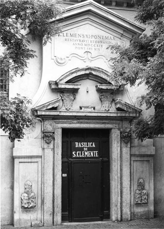 mostra di portale - ambito romano (sec. XVIII)