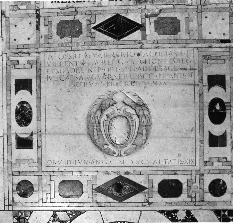 lapide tombale - ambito romano (sec. XVI)