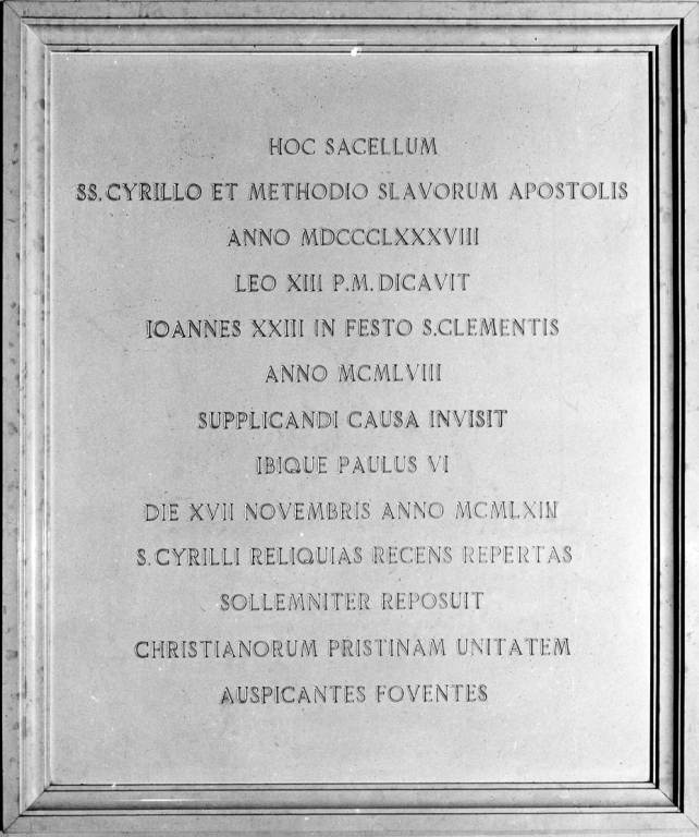 scene della vita dei SS. Cirillo e Metodio (decorazione pittorica) di Nobili Salvatore (sec. XIX)