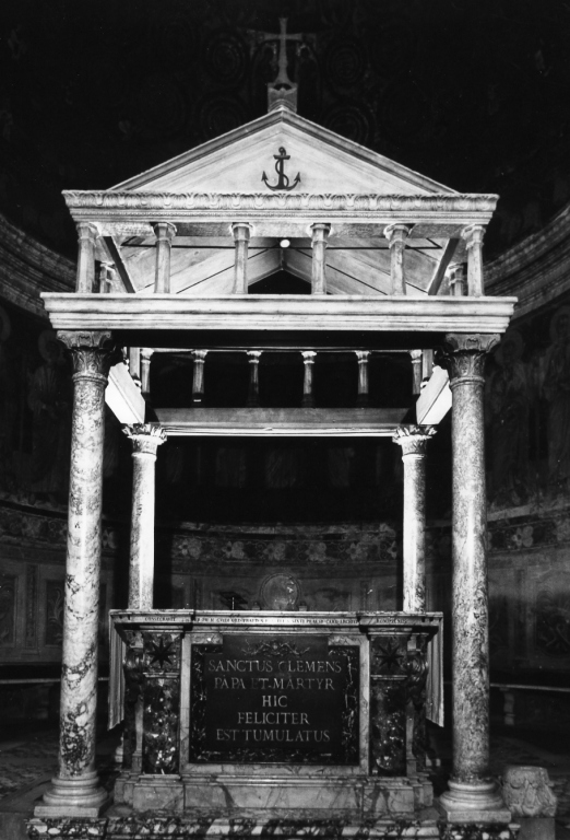 baldacchino - ambito romano (prima metà sec. XII)