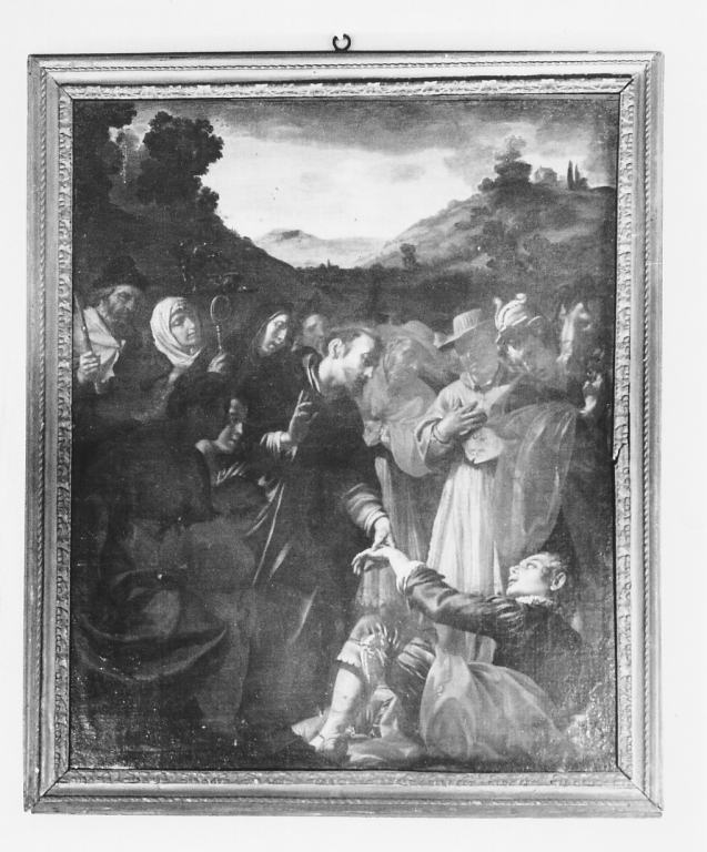 San Domenico resuscita Napoleone Orsini (dipinto) - ambito fiorentino (inizio sec. XVII)