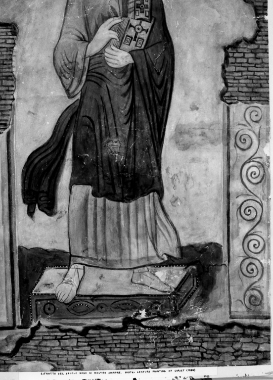 Cristo benedicente tra Santi (dipinto) di Ewing William (sec. XIX)