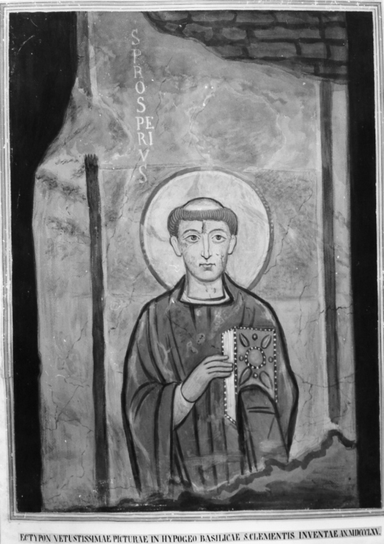 San Prospero d'Aquitania (dipinto) di Ewing William (sec. XIX)