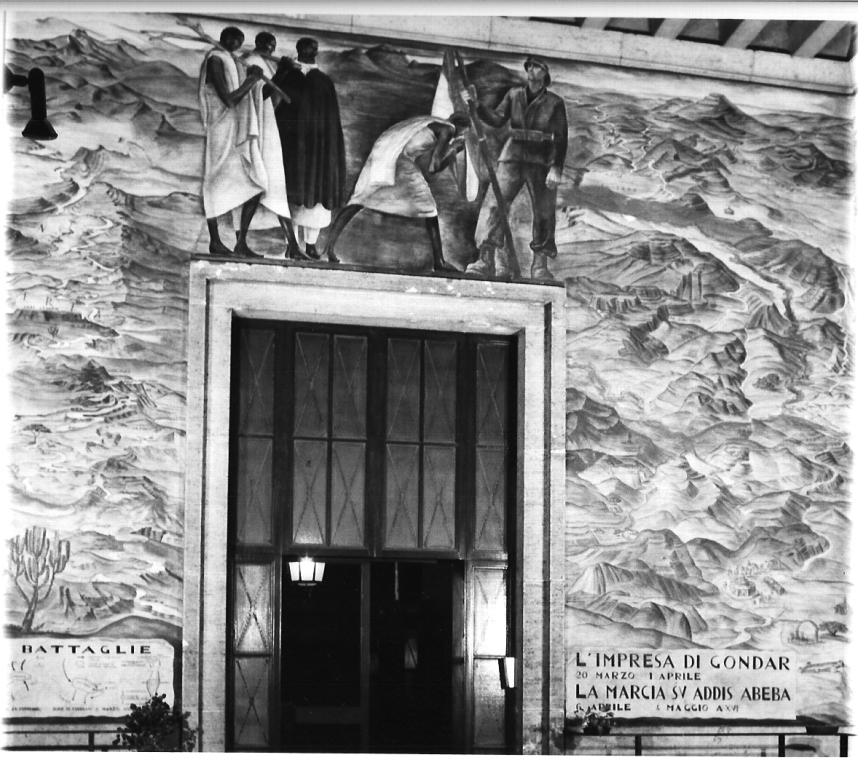 guerrad'Etiopia, carta geografica (dipinto) di Santagata Antonio Giuseppe (sec. XX)