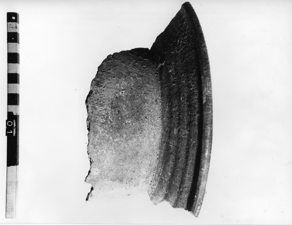 bacino, frammento - ambito laziale (fine/inizio secc. XIII/ XIV)