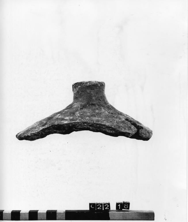 coperchio, frammento - ambito laziale (secc. XIII/ XIV)