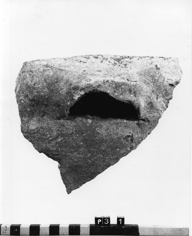 bacino, frammento - ambito laziale (secc. IX/ XI)