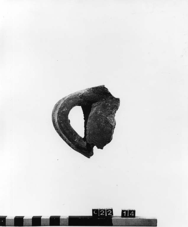 olla, frammento - ambito laziale (secc. XI/ XIII)