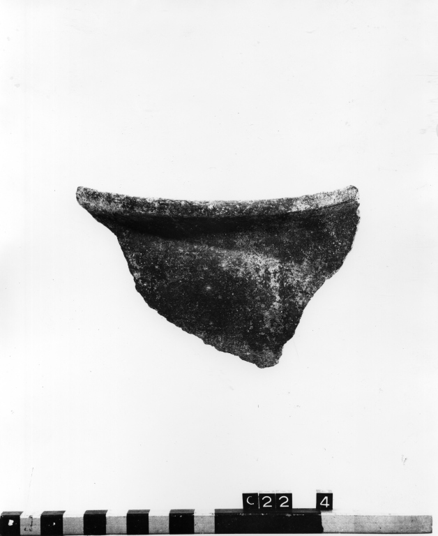 olla, frammento - ambito laziale (secc. V/ VI)