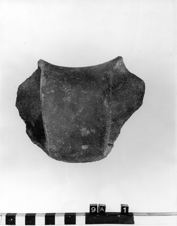 olla, frammento - ambito laziale (secc. IX/ XIII)