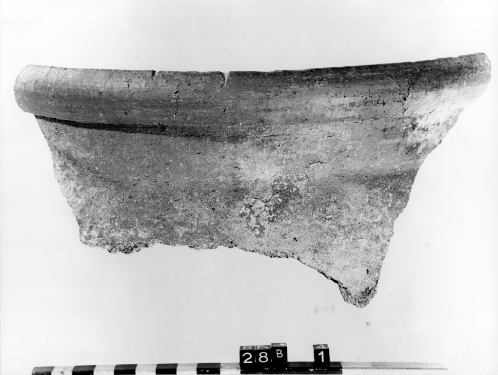 bacino, frammento - ambito laziale (secc. IX/ XIII)