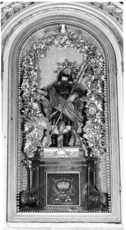 San Rocco (scultura) - ambito laziale (sec. XIX)