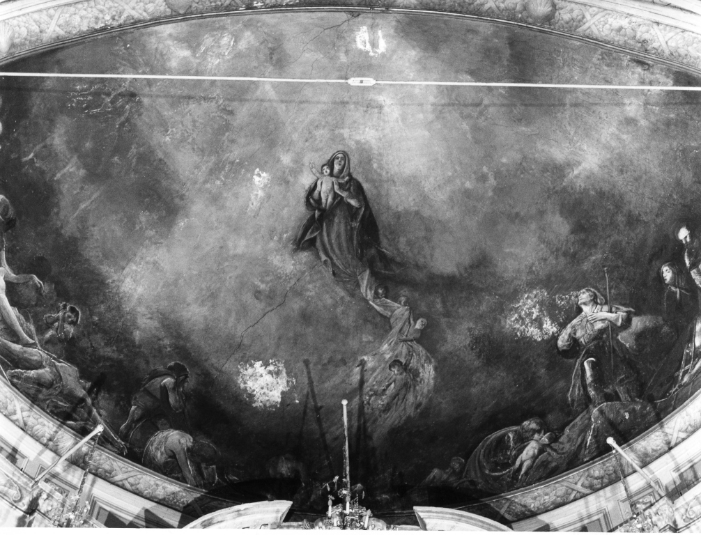 Madonna Assunta (dipinto) di Biancale Bernardo (inizio sec. XIX)