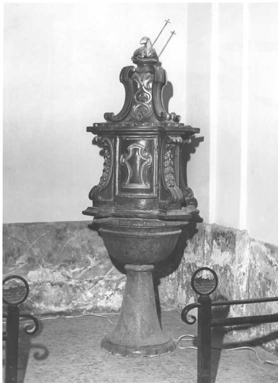 fonte battesimale - ambito laziale (sec. XIII)