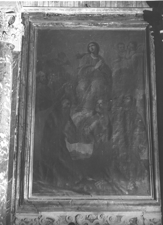 Madonna Immacolata e Santi (dipinto) - ambito umbro-laziale (sec. XVII)