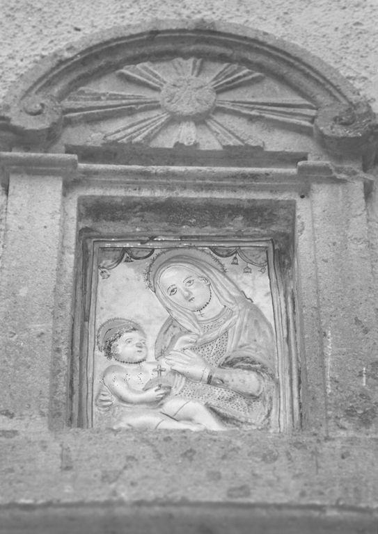 Madonna con Bambino (formella) - ambito laziale (sec. XIX)