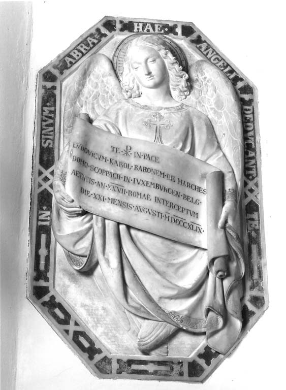 lapide tombale - ambito romano (sec. XIX)