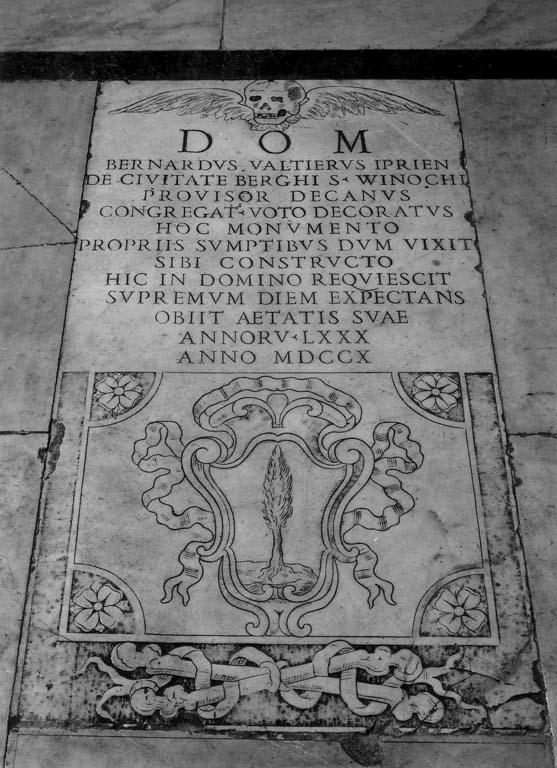 lapide tombale - ambito romano (sec. XVIII)