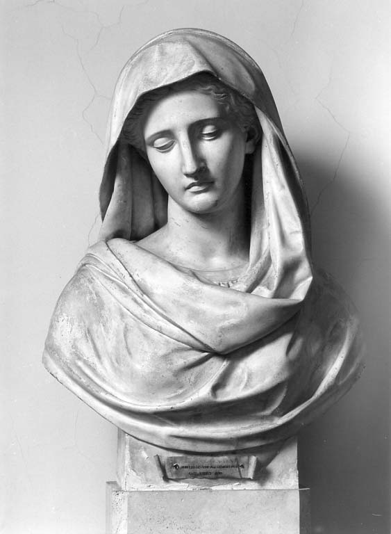 Madonna (scultura) di Van der Ven Johannes Antoine (sec. XIX)