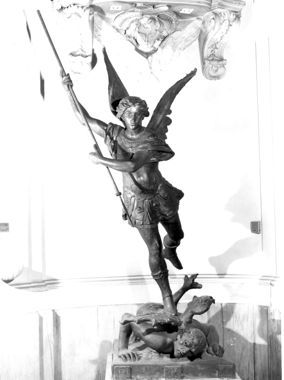 San Michele Arcangelo (scultura) di Albert-Lefeuvre Louis Etienne Marie (secc. XIX/ XX)