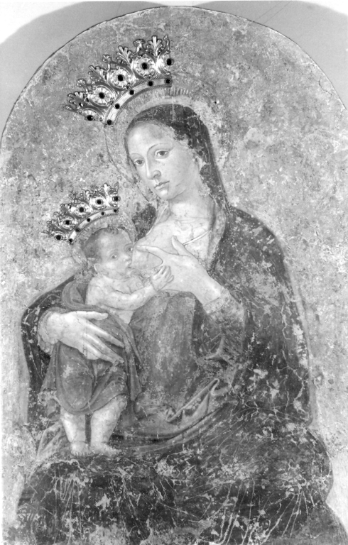 Madonna del Latte (dipinto) di Aquili Antonio detto Antoniazzo Romano (sec. XV)