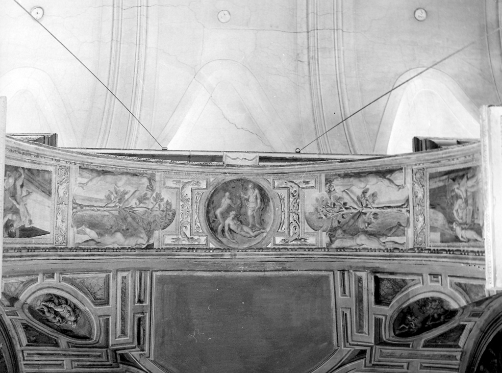 episodi del vecchio testamento ed emblemi di Casa Della Rovere (dipinto) di Pino Marco, Pellegrini Pellegrino detto Pellegrino Tibaldi (sec. XVI)