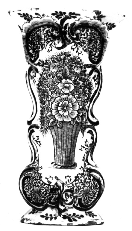 vaso - manifattura di Delft (sec. XVIII)