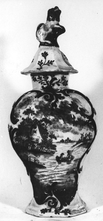 vaso - manifattura di Delft (sec. XVIII)