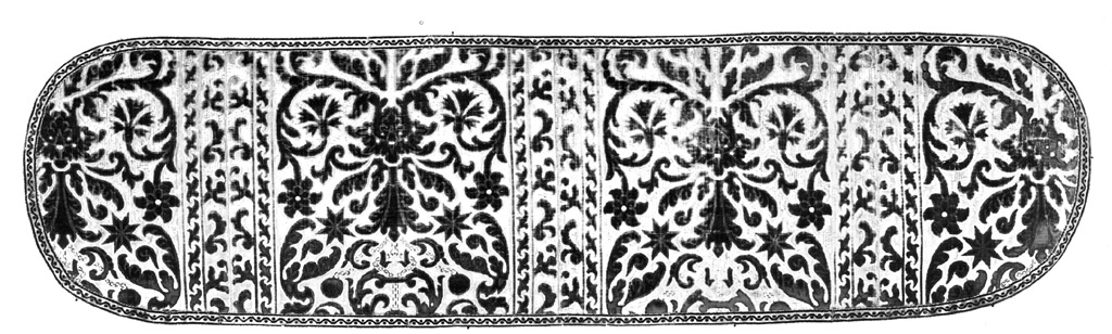 bordura, frammento - manifattura genovese (inizio sec. XVII)