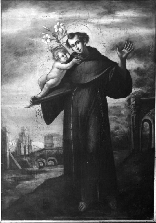 Sant'Antonio da Padova (dipinto) - ambito laziale (fine sec. XVIII)