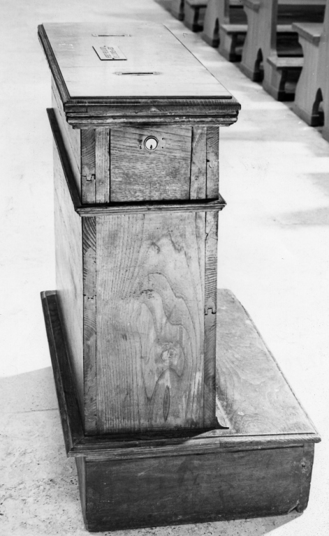 inginocchiatoio - ambito laziale (sec. XIX)