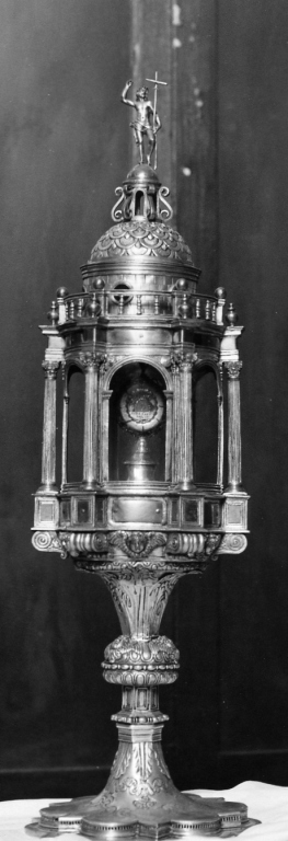 reliquiario - ambito laziale (fine sec. XVI)