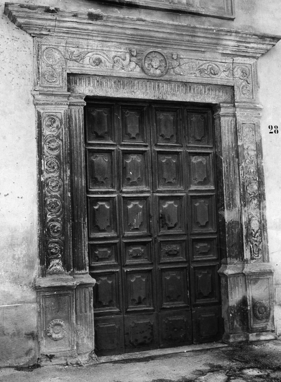 portale maggiore - ambito laziale (primo quarto sec. XIX)