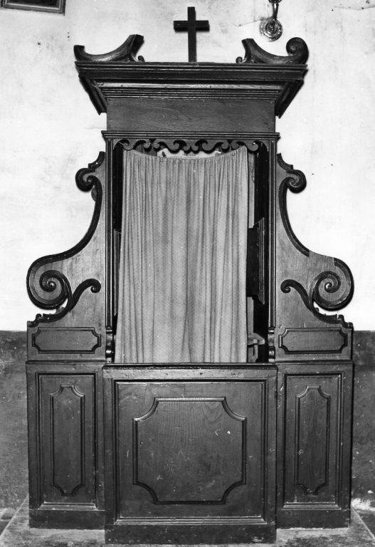 confessionale - ambito laziale (secc. XIX/ XX)