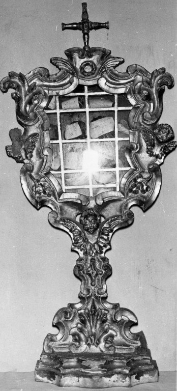 reliquiario - ambito laziale (secc. XVII/ XVIII)