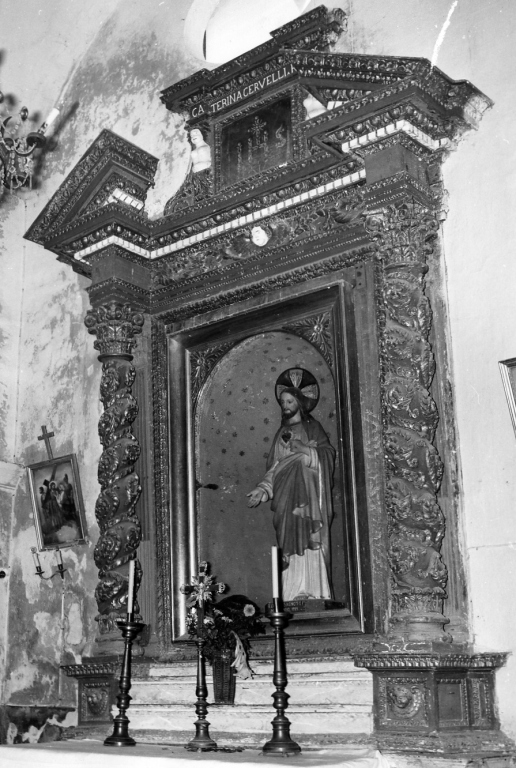 mostra d'altare - ambito laziale (prima metà sec. XVII)