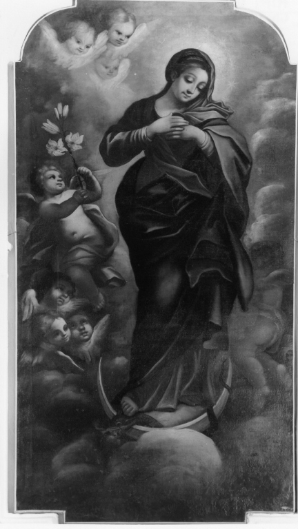 assunzione della Madonna (dipinto) - ambito laziale (fine sec. XIX)