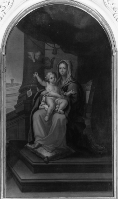 Madonna del Carmelo (dipinto) - ambito laziale (sec. XIX)