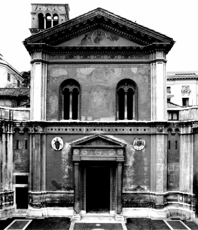 Cristo redentore con angeli e santi (dipinto) di Gagliardi Pietro (sec. XIX)