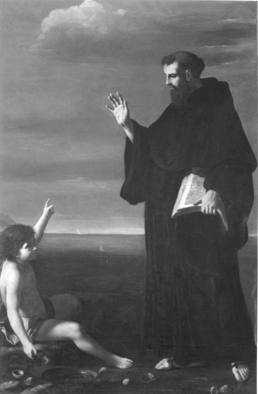 visione di Sant'Agostino (dipinto) - ambito romano (fine/inizio secc. XVII/ XVIII)