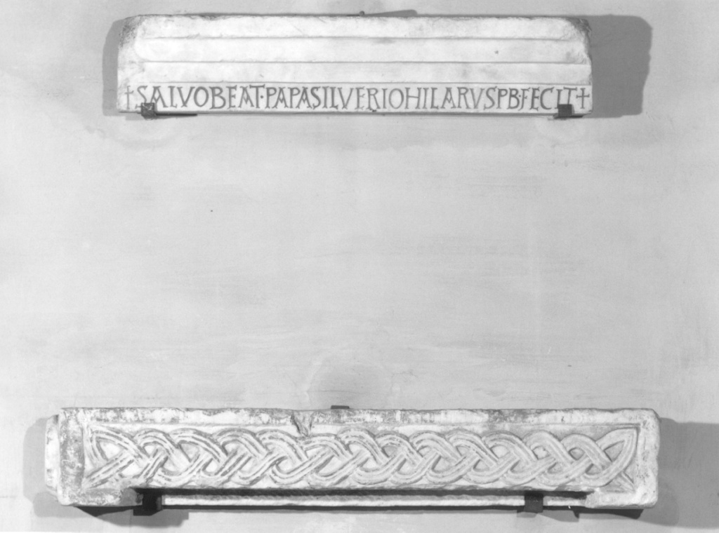 cornice, frammento - manifattura romana (sec. VI)