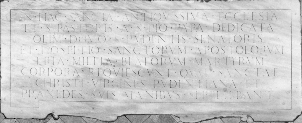 lapide documentaria - manifattura romana (sec. XVI)