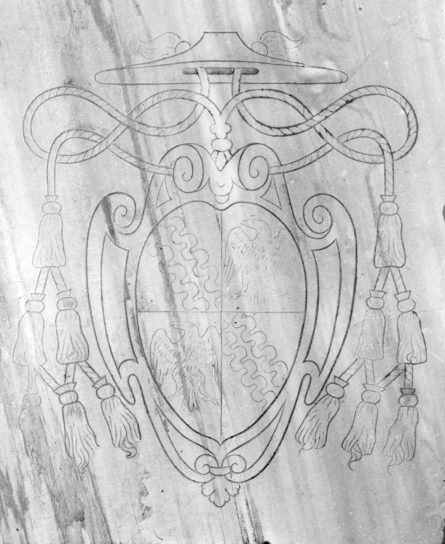 stemma vescovile (lapide) - manifattura romana (sec. XVI)