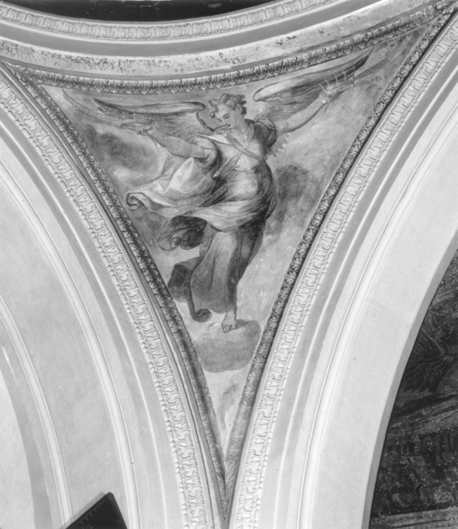 angeli con corona e palma del martirio (dipinto, serie) di Circignani Niccolò detto Pomarancio (sec. XVI)