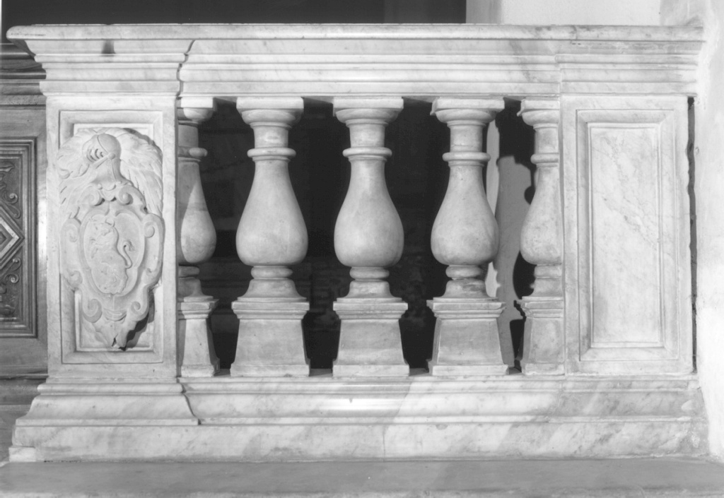 balaustrata, serie - manifattura romana (seconda metà sec. XVII)