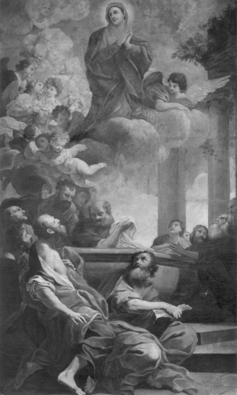 assunzione della Madonna (dipinto) di Gimignani Giacinto (sec. XVII)