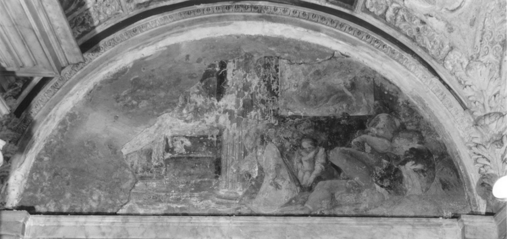 scena non identificata (storia della vita di san Pietro?) (dipinto) di Baglione Giovanni (sec. XVI)