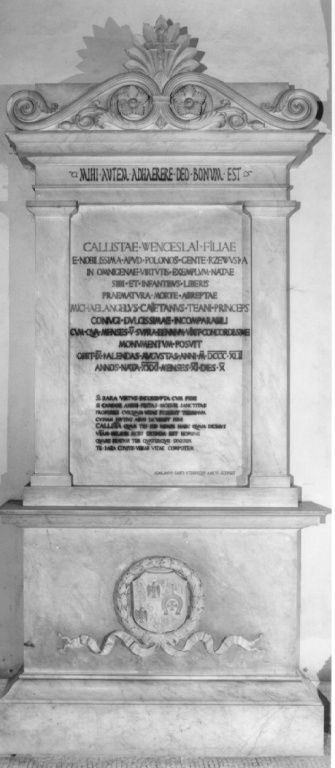 monumento funebre - manifattura romana (sec. XIX)