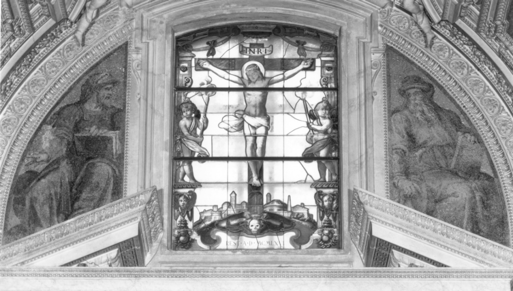 sibille e profeti (decorazione musiva) di Rossetti Paolo, Zuccari Federico (sec. XVII)