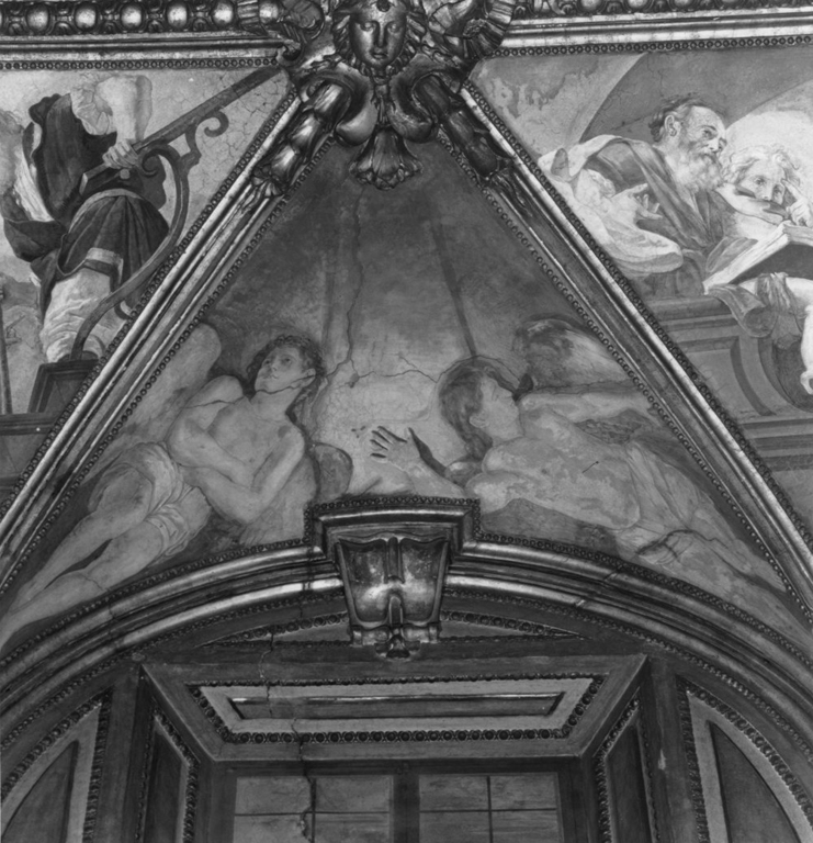 angeli (dipinto) di Gherardi Antonio (sec. XVII)